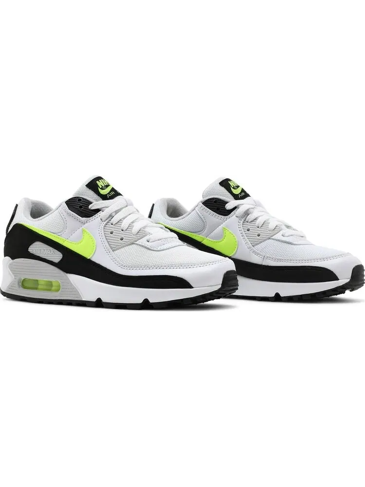 Кроссовки Nike Air Max 90 'White Hot Lime' — изображение 8 из 8, белый