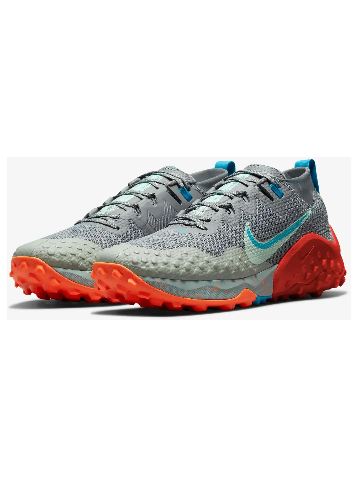 Кроссовки Nike Wildhorse 7 — изображение 2 из 7, серый/синий/оранжевый