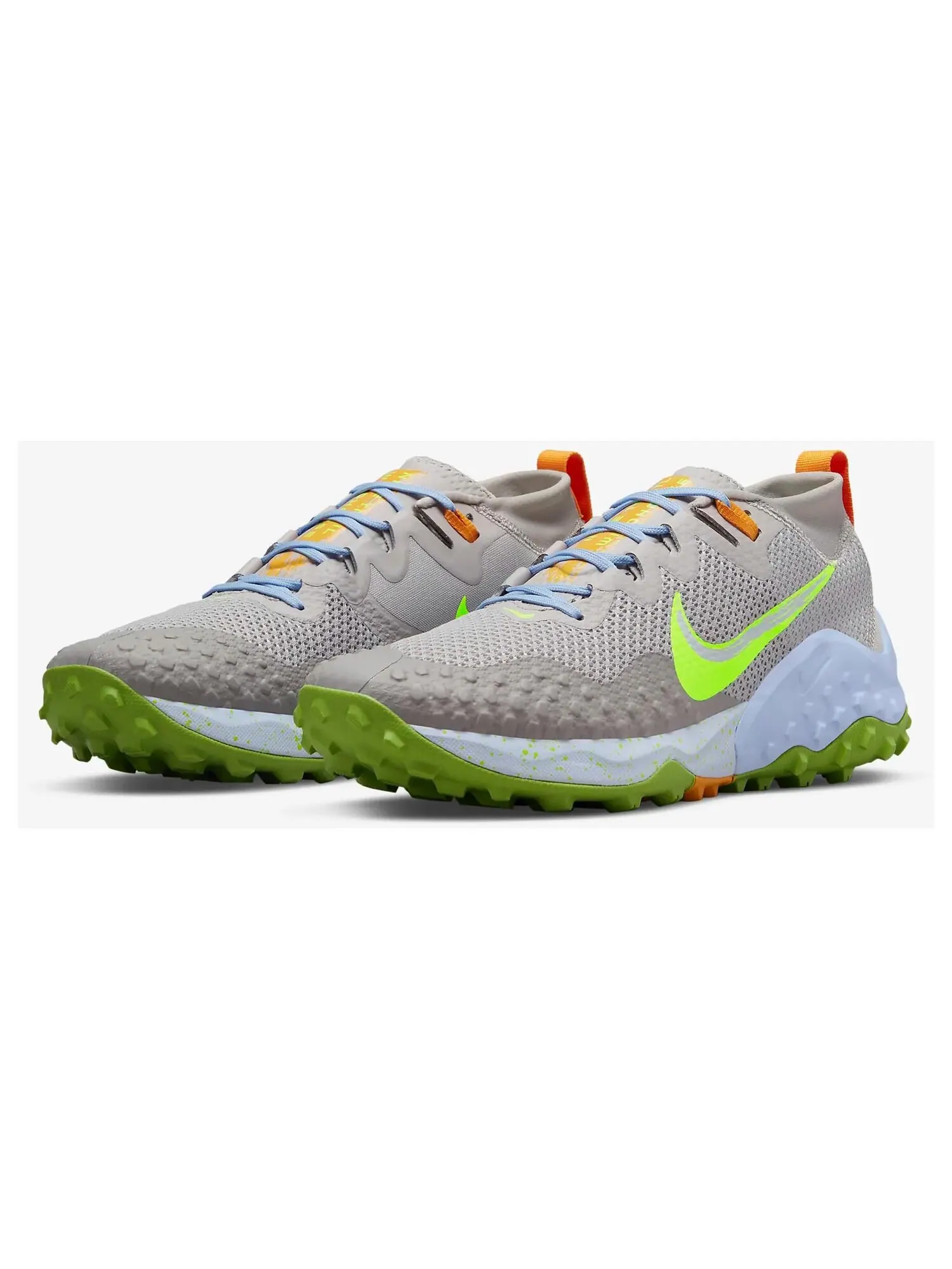 Кроссовки Nike Wildhorse 7 — изображение 2 из 7, темно-бежевый/зеленый