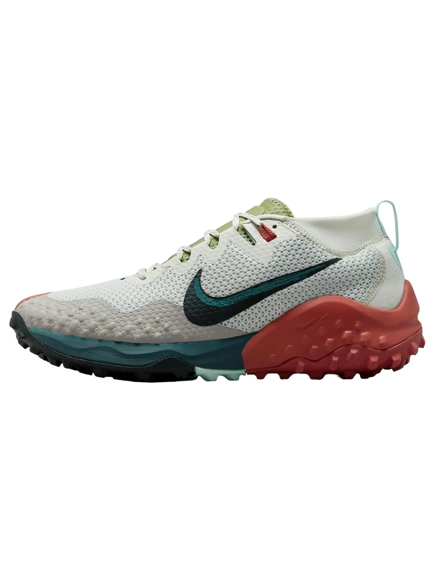 Кроссовки Nike Wildhorse 7 — изображение 1 из 7, слоновая кость/зеленый
