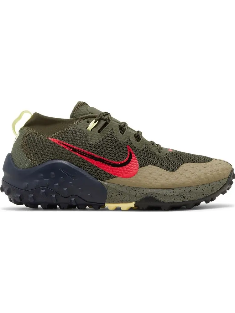 Кроссовки Nike Wildhorse 7 'Cargo Khaki Siren Red' — изображение 1 из 8, зеленый