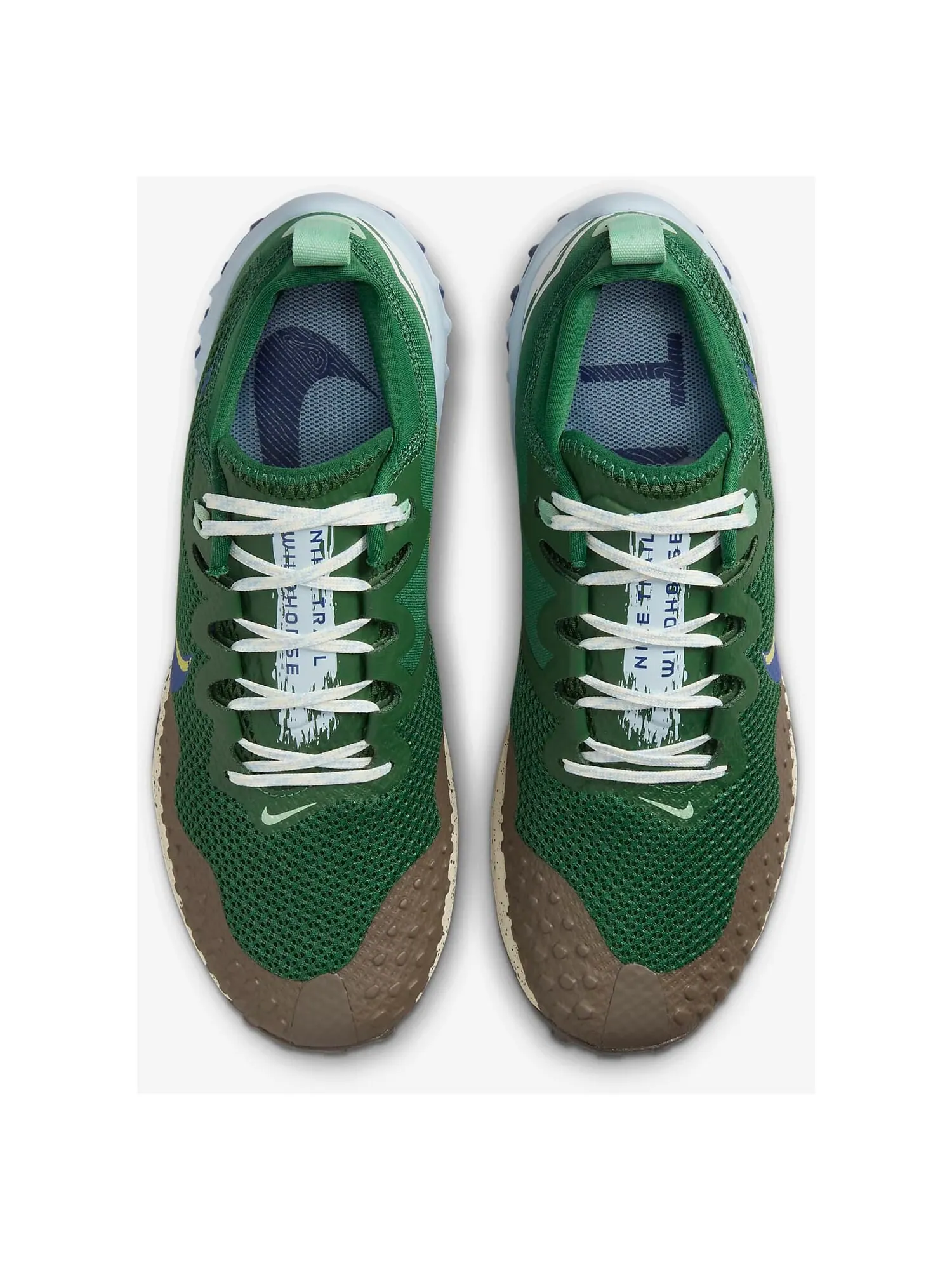 Кроссовки Nike Wildhorse 7 — изображение 3 из 7, зеленый/коричневый