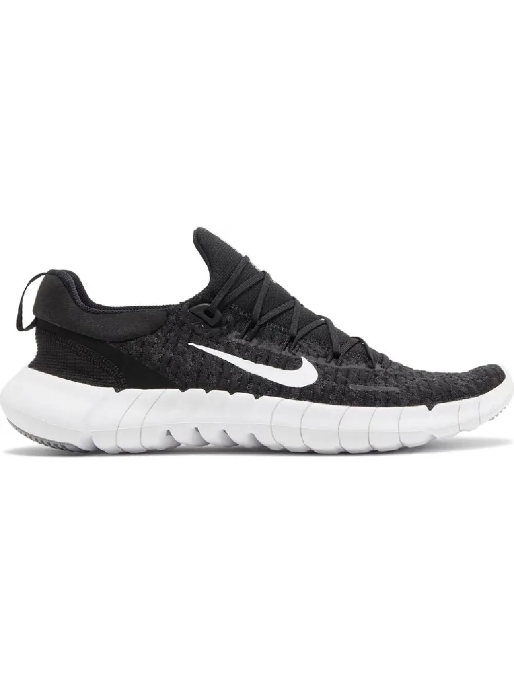 Кроссовки Nike Free Run 5.0 Men's Road Running Shoes — изображение 1 из 5, черный/белый