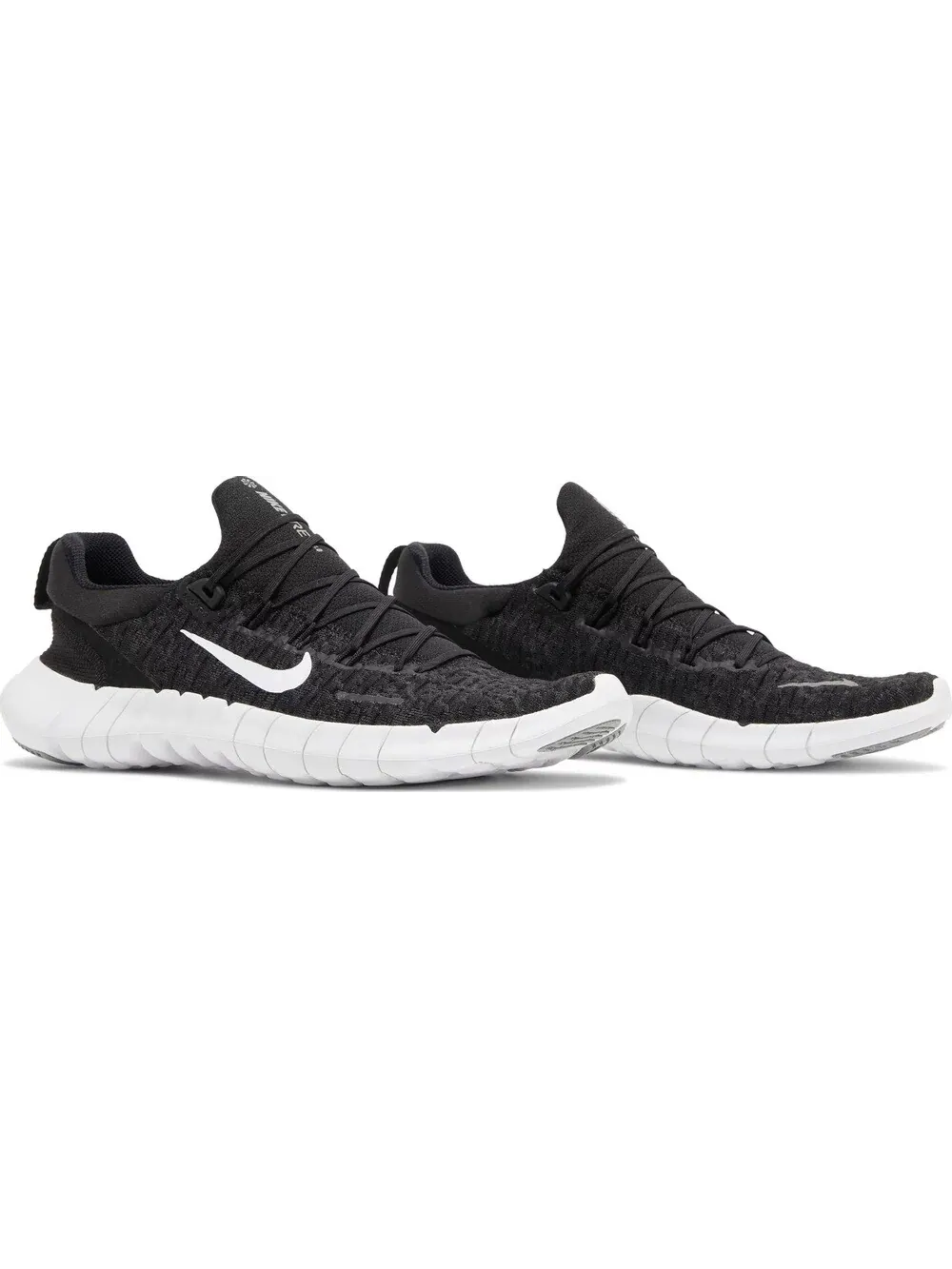 Кроссовки Nike Free Run 5.0 Men's Road Running Shoes — изображение 3 из 5, черный/белый