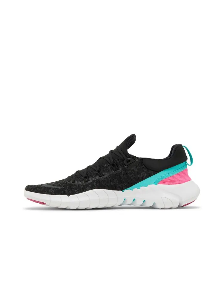 Кроссовки Free Run 5.0 'Black Dynamic Turquoise' — изображение 3 из 8, черный