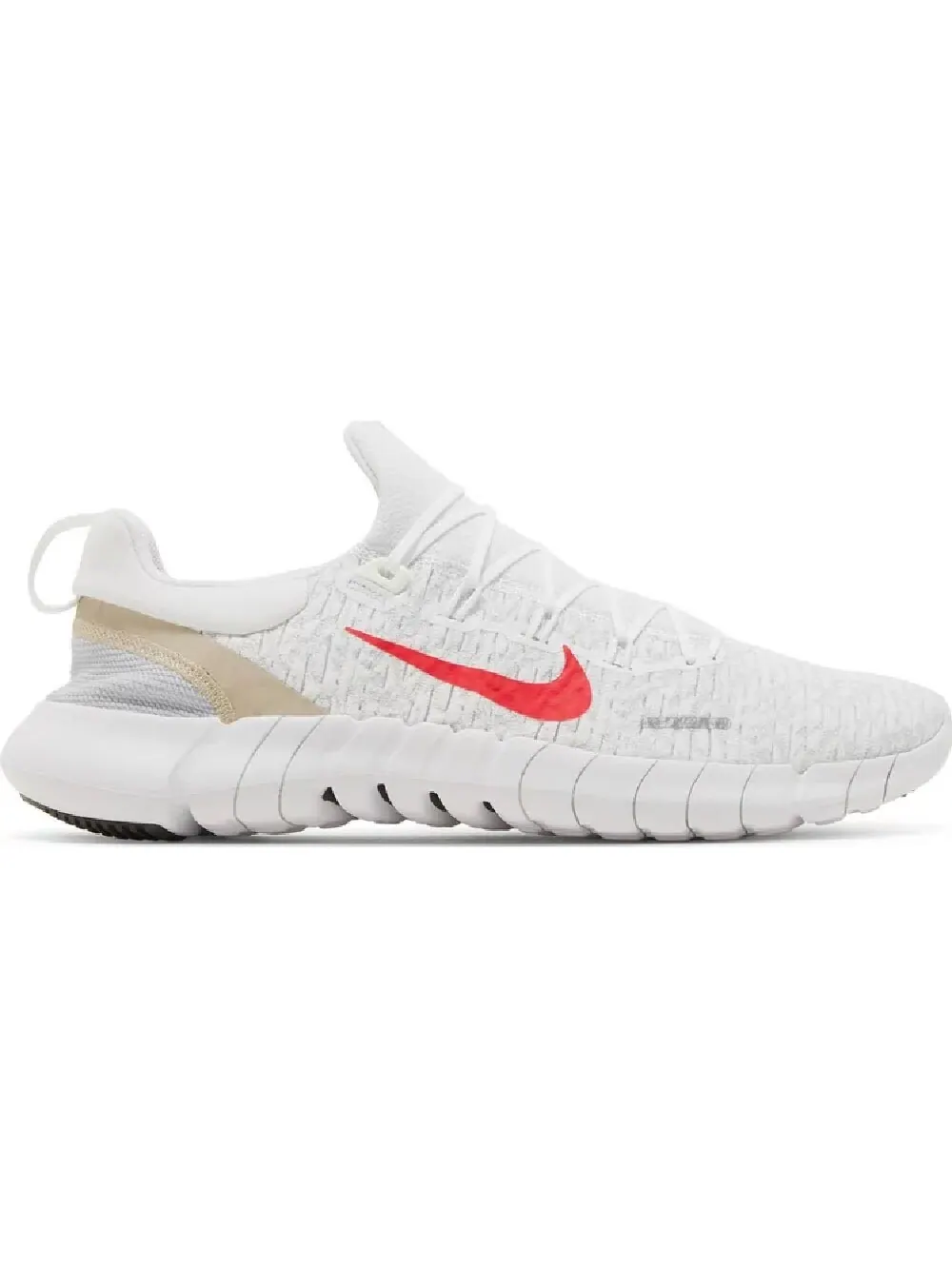 Кроссовки Nike Free Run 5.0 Men's Road Running Shoes — изображение 1 из 5, красный/белый