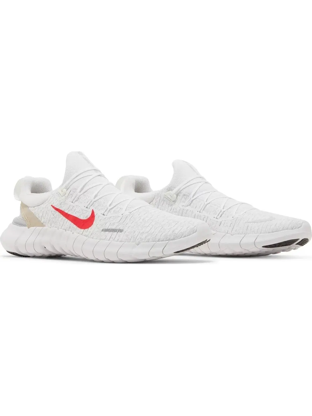 Кроссовки Nike Free Run 5.0 Men's Road Running Shoes — изображение 3 из 5, красный/белый