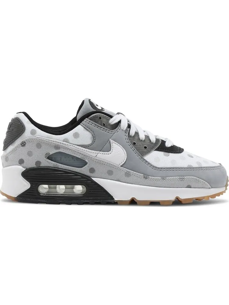 Кроссовки Nike Air Max 90 NRG 'Venn Diagram - Grey Fog Polka' — изображение 1 из 8, серый