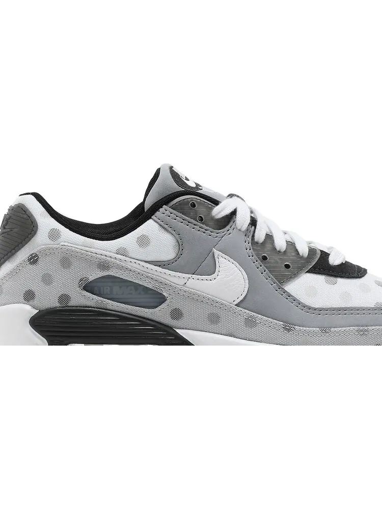 Кроссовки Nike Air Max 90 NRG 'Venn Diagram - Grey Fog Polka' — изображение 2 из 8, серый