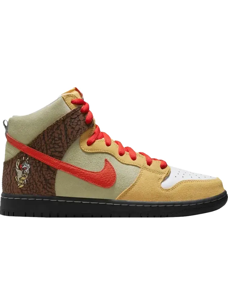 Кроссовки Nike Color Skates x Dunk High SB 'Kebab and Destroy' — изображение 1 из 1, загар