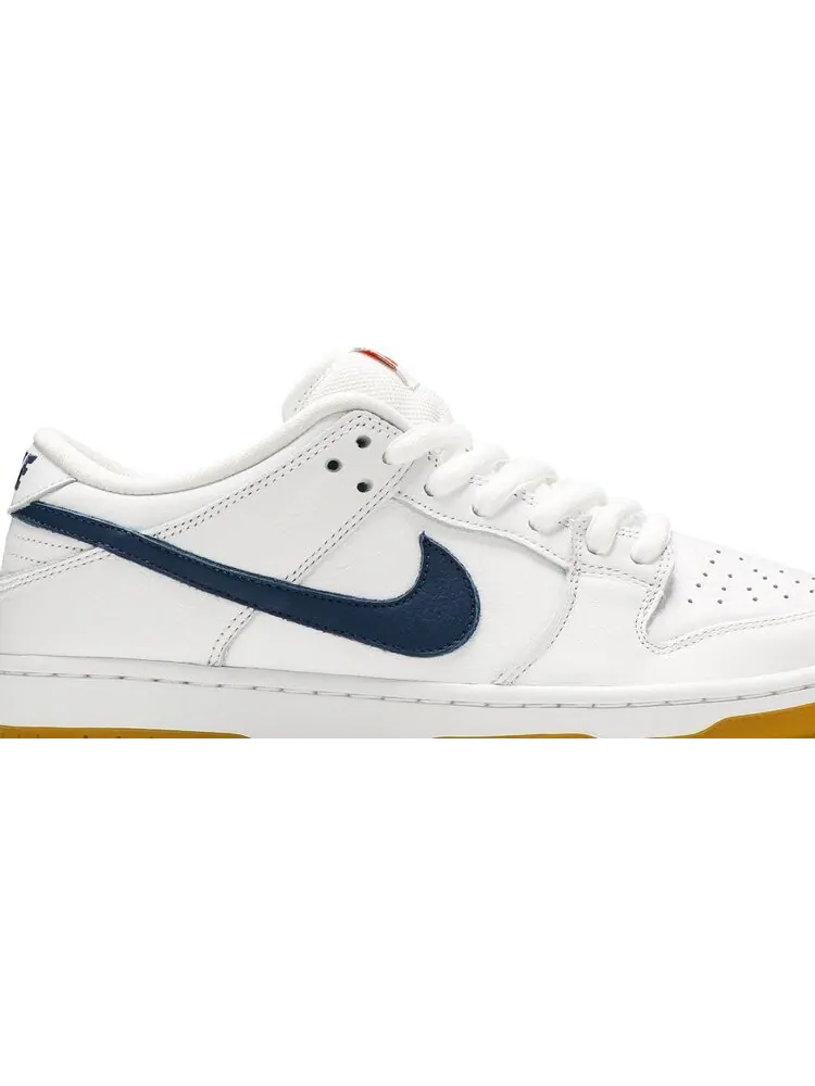 Кроссовки Nike Dunk Low Pro ISO SB 'Orange Label - White Navy' — изображение 2 из 8, белый