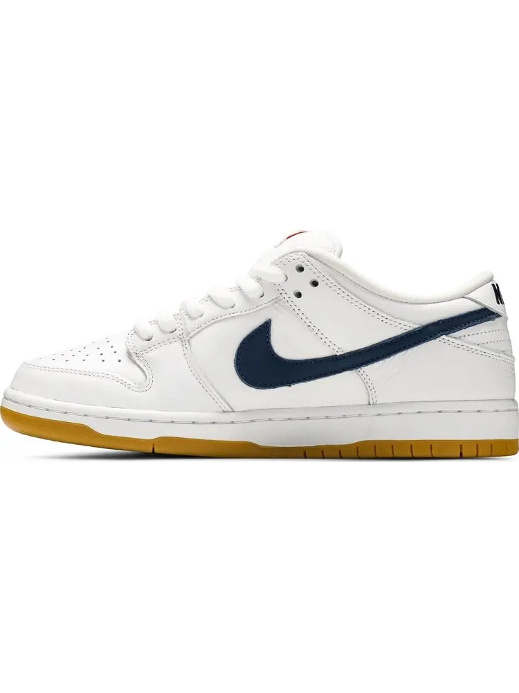 Кроссовки Nike Dunk Low Pro ISO SB 'Orange Label - White Navy' — изображение 3 из 8, белый