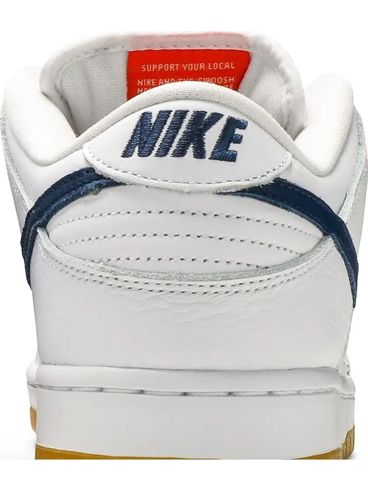 Кроссовки Nike Dunk Low Pro ISO SB 'Orange Label - White Navy' — изображение 7 из 8, белый