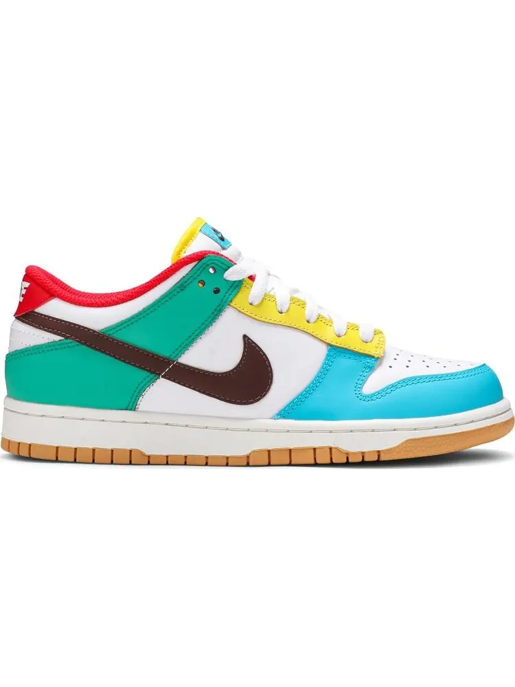 Кроссовки Nike Dunk Low SE GS 'Free.99 - White' — изображение 1 из 8, белый