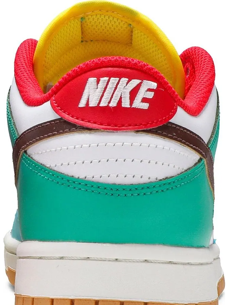 Кроссовки Nike Dunk Low SE GS 'Free.99 - White' — изображение 7 из 8, белый