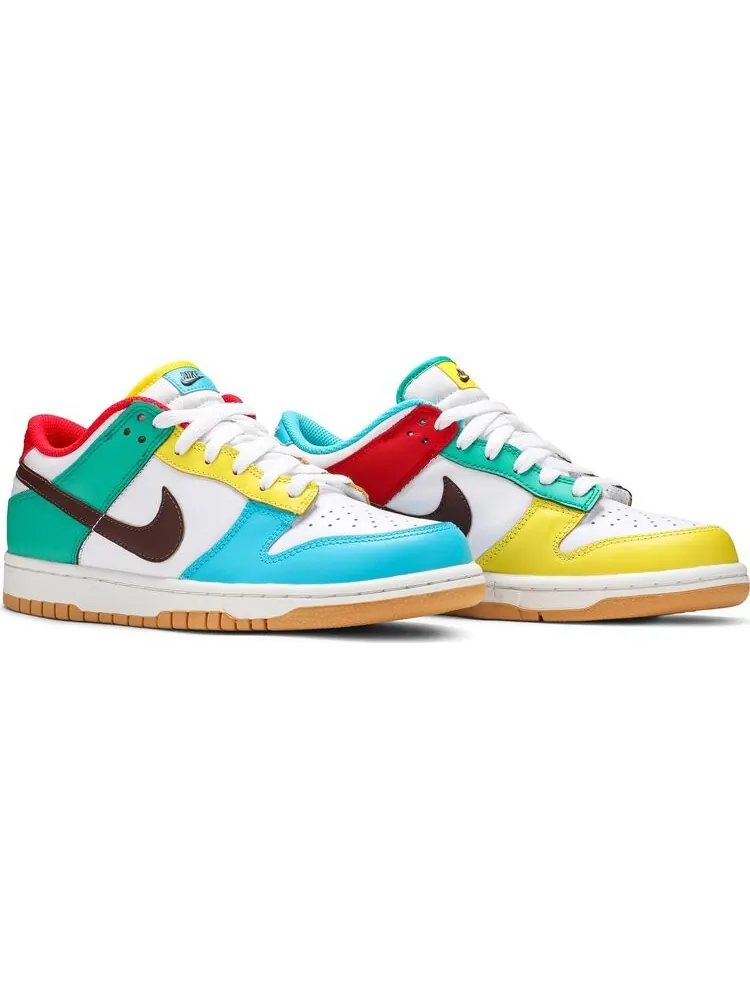 Кроссовки Nike Dunk Low SE GS 'Free.99 - White' — изображение 8 из 8, белый