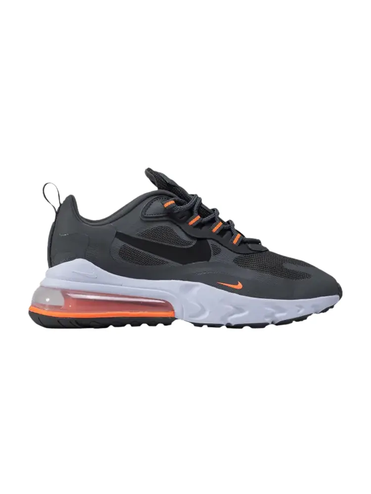 Кроссовки Nike Air Max 270 React 'Iron Grey Total Orange' — изображение 1 из 1, серый/черный/оранжевый