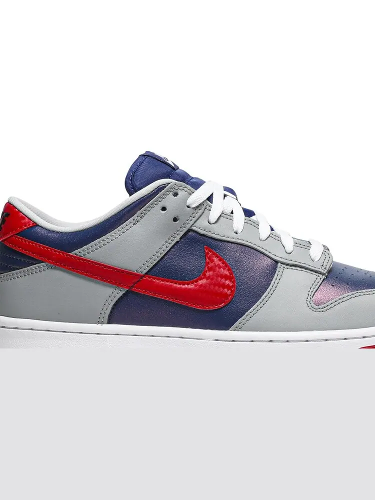 Кроссовки Nike Dunk Low Retro 'Samba' 2020 — изображение 2 из 8, серебряный