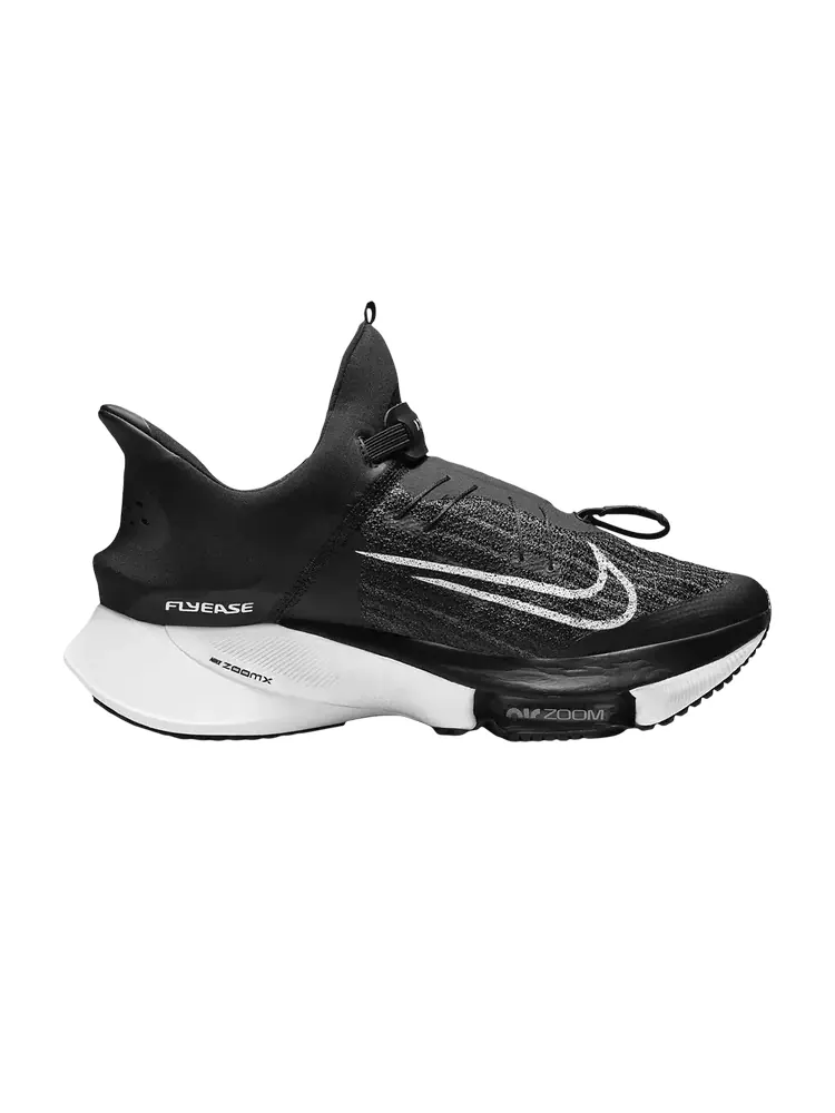 Кроссовки Nike Wmns Air Zoom Tempo NEXT% FlyEase 'Black White' — изображение 1 из 1, черный