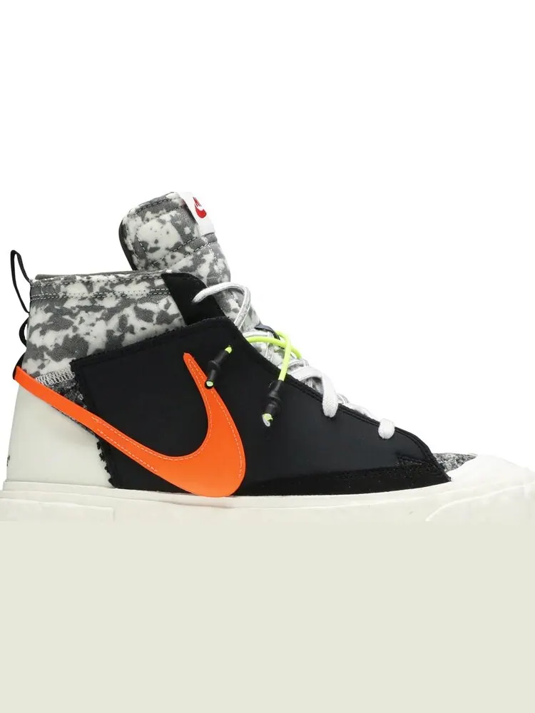 Кроссовки Nike Blazer Mid x READYMADE 'Black Camo' — изображение 2 из 8, черный