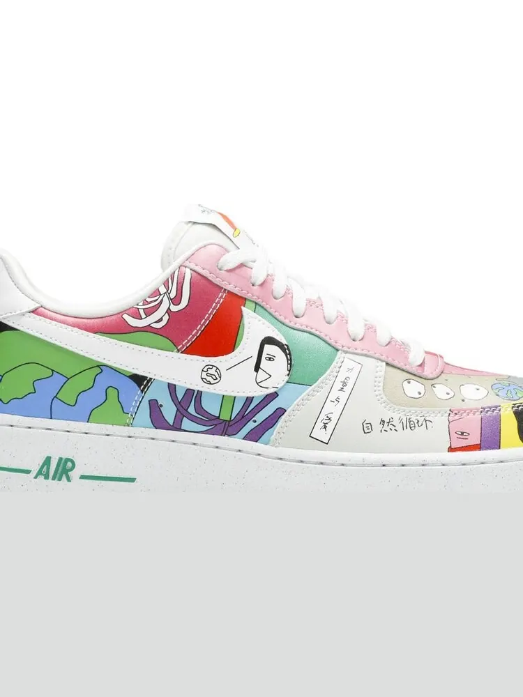 Кроссовки Nike Ruohan Wang x Air Force 1 Low — изображение 2 из 8, мульти