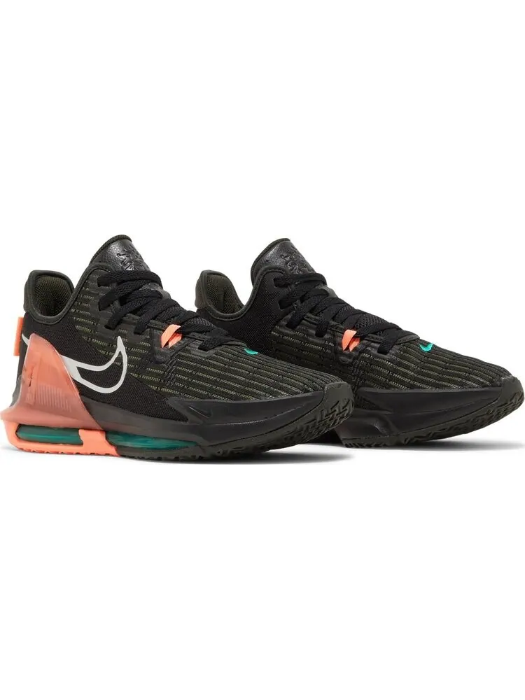 Кроссовки Nike LeBron Witness 6 'Black Sequoia Crimson Pulse' — изображение 8 из 8, черный