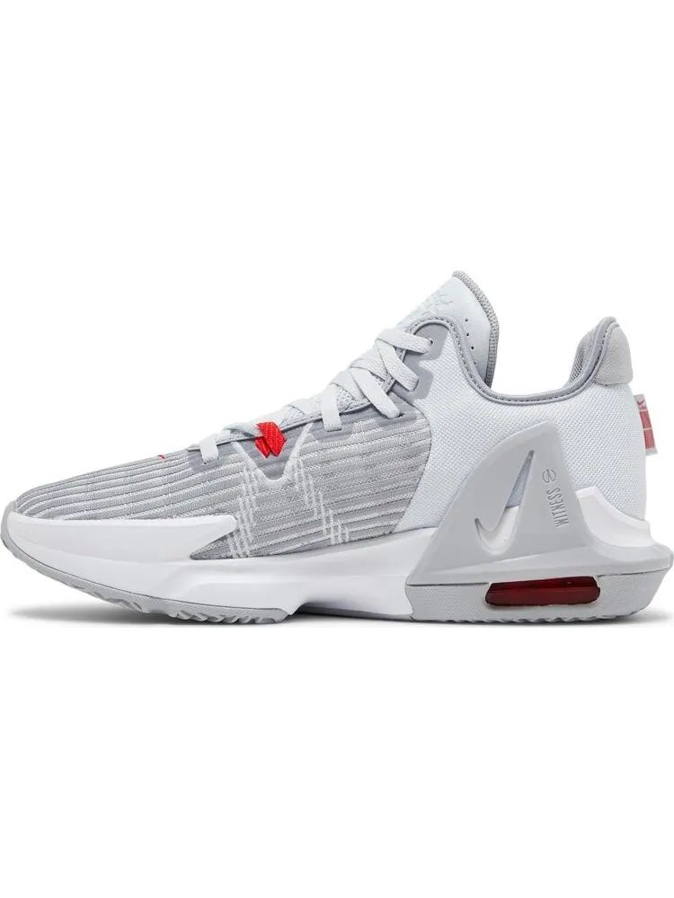 Кроссовки Nike LeBron Witness 6 'Pure Platinum' — изображение 3 из 8, серый