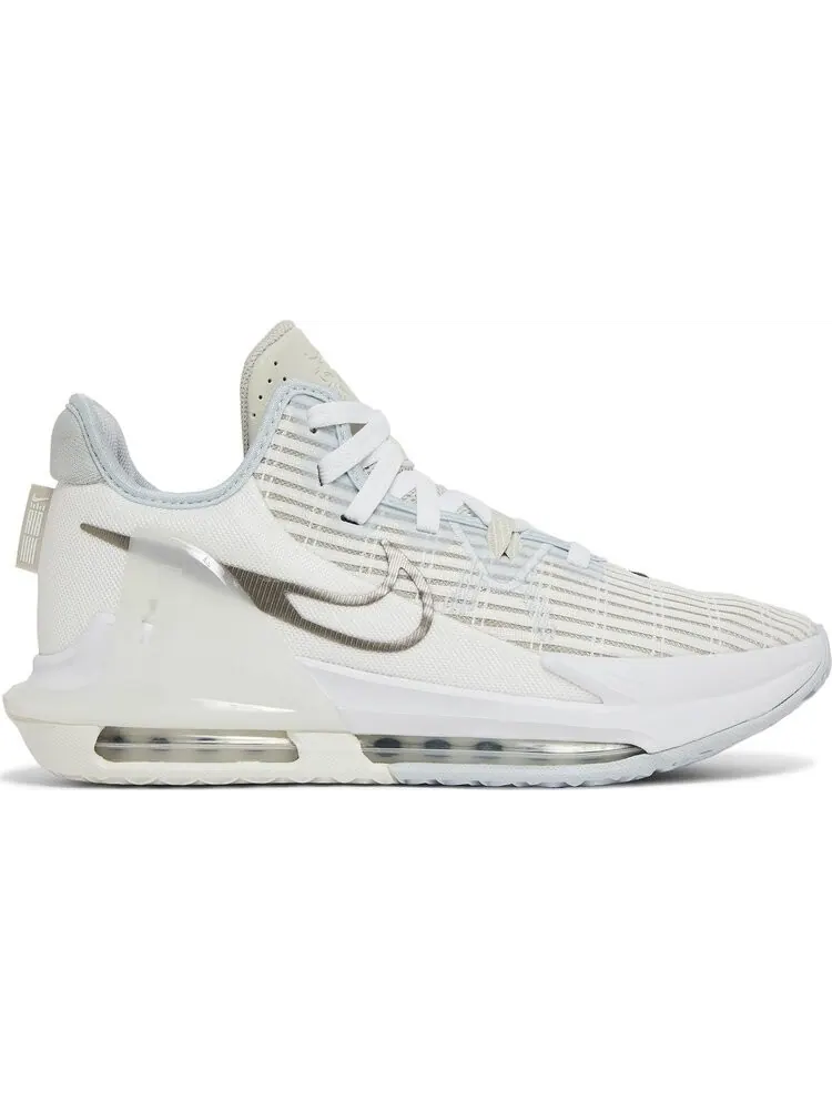 Кроссовки Nike LeBron Witness 6 'Summit White Metallic Pewter' — изображение 1 из 8, белый