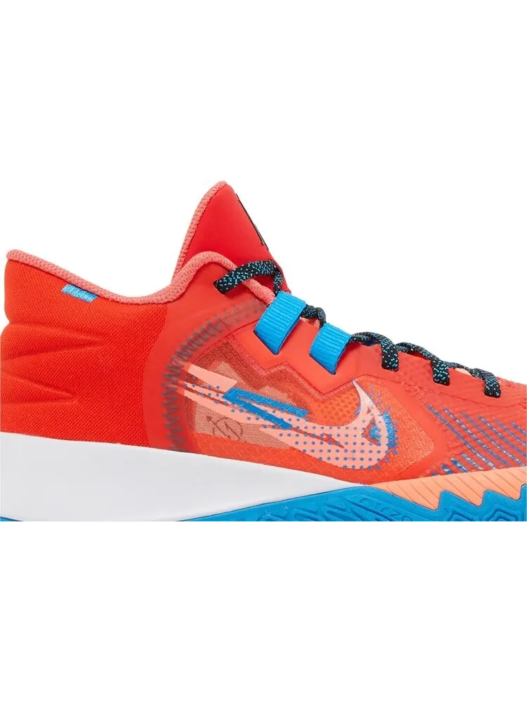 Кроссовки Nike Kyrie Flytrap 5 'Habanero Red Blue Hero' — изображение 2 из 8, красный