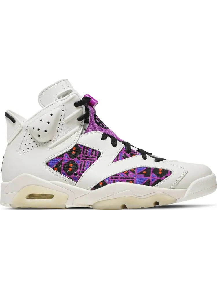 Кроссовки Air Jordan 6 Retro Quai 54 - Purple — изображение 1 из 8, фиолетовый
