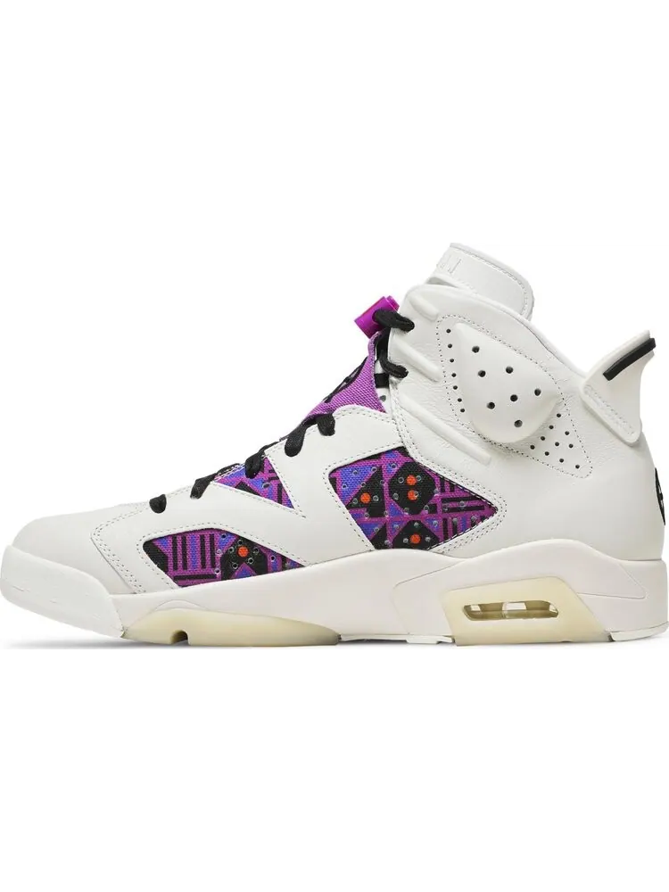 Кроссовки Air Jordan 6 Retro Quai 54 - Purple — изображение 3 из 8, фиолетовый