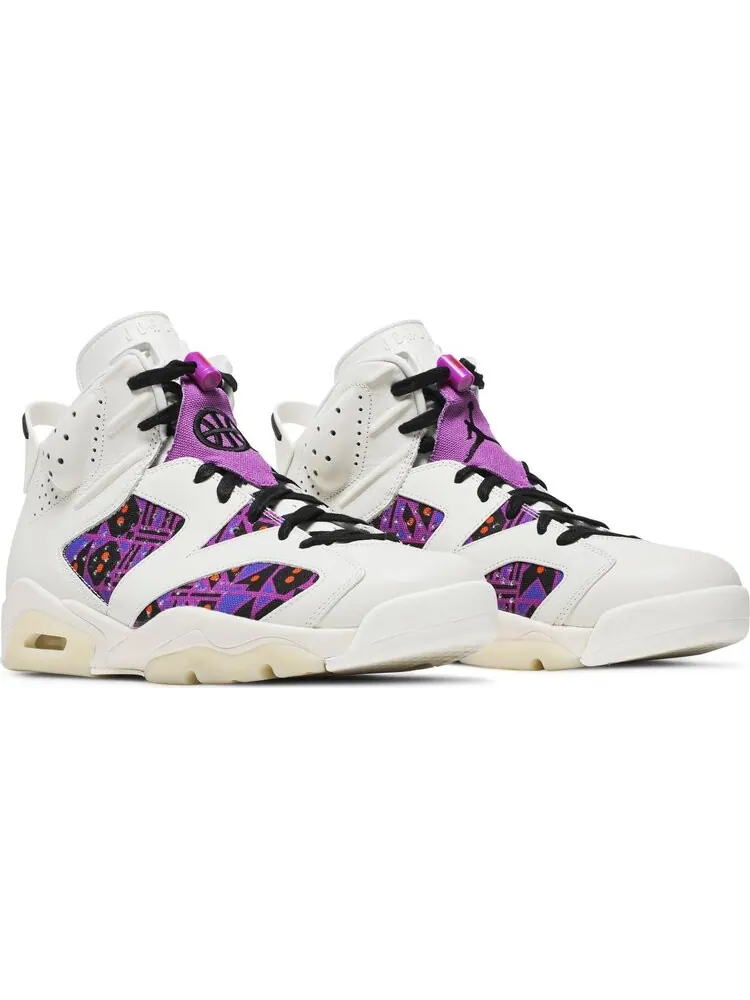 Кроссовки Air Jordan 6 Retro Quai 54 - Purple — изображение 8 из 8, фиолетовый