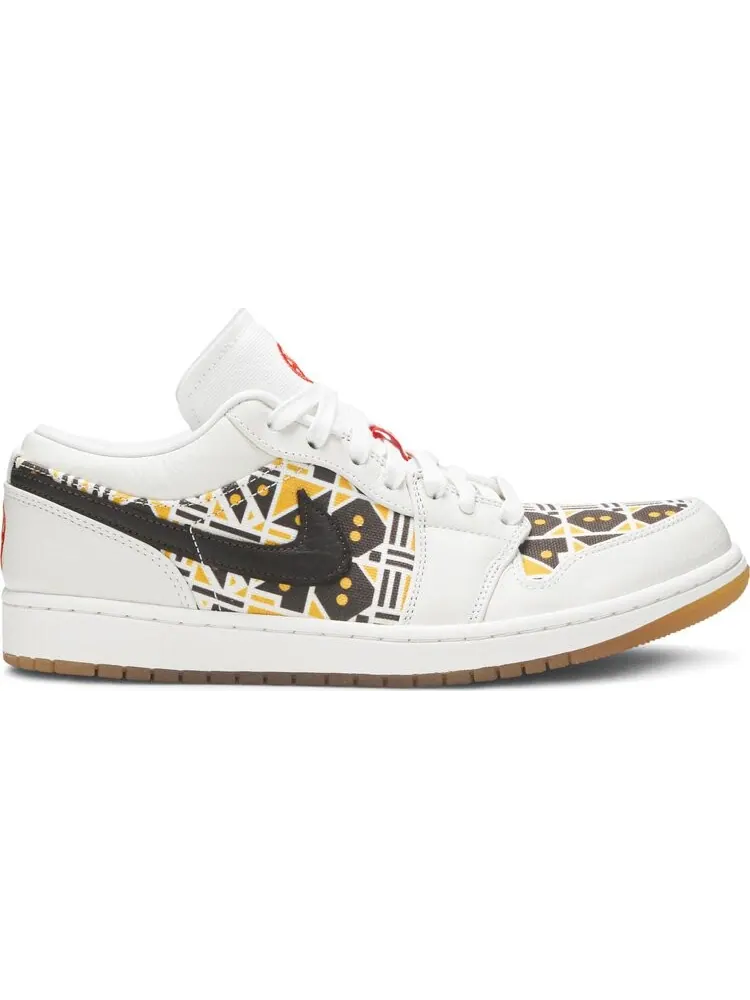 Кроссовки Air Jordan 1 Low Quai 54 2020 — изображение 1 из 8, бежевый