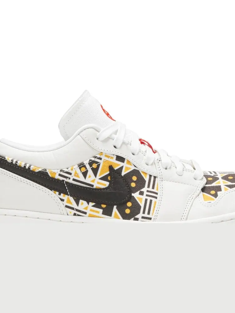 Кроссовки Air Jordan 1 Low Quai 54 2020 — изображение 2 из 8, бежевый