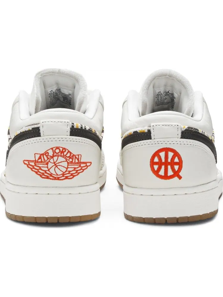 Кроссовки Air Jordan 1 Low Quai 54 2020 — изображение 6 из 8, бежевый