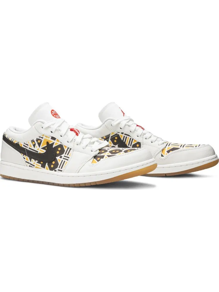 Кроссовки Air Jordan 1 Low Quai 54 2020 — изображение 8 из 8, бежевый