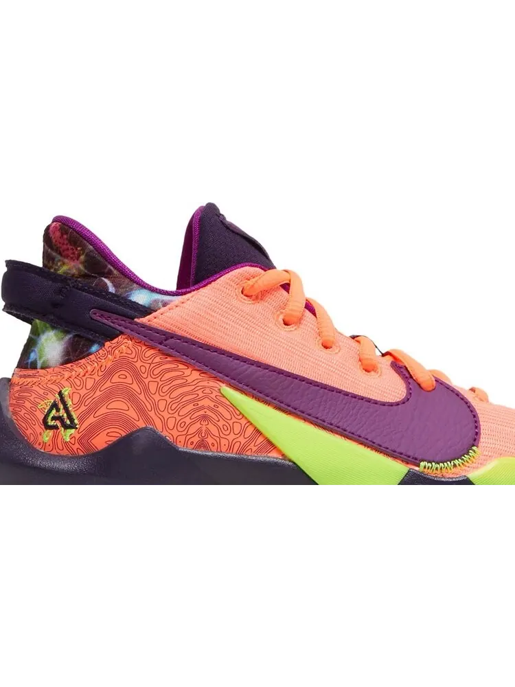 Кроссовки Nike Zoom Freak 2 SE GS 'Bright Mango' — изображение 2 из 8, оранжевый