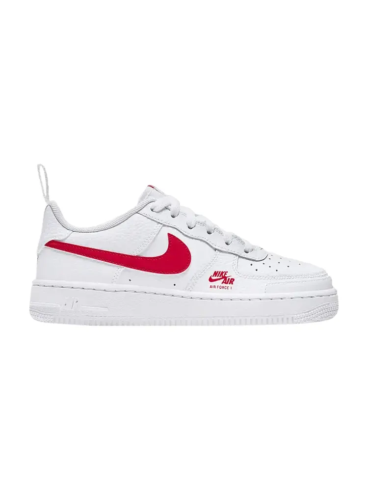 Кроссовки Nike Air Force 1 GS — изображение 1 из 1, белый красный