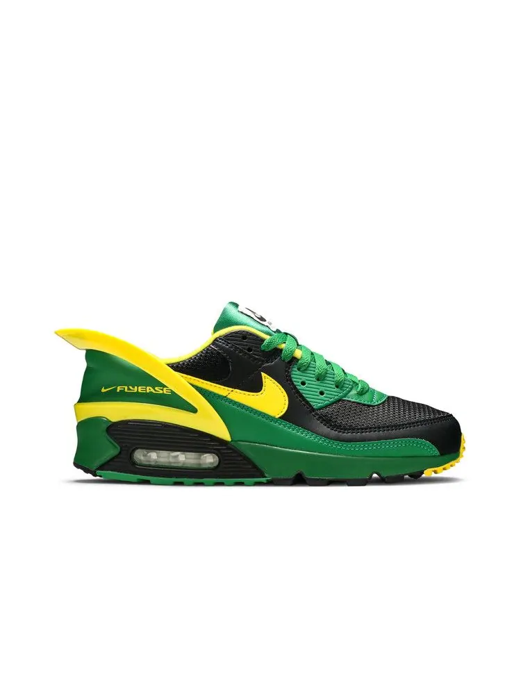 Кроссовки Nike Air Max 90 FlyEase 'Oregon Ducks' — изображение 2 из 9, зеленый