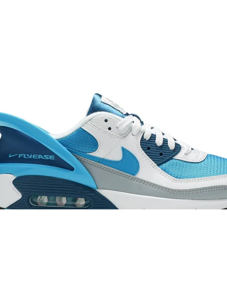 Кроссовки Nike Air Max 90 FlyEase 'Laser Blue' — изображение 2 из 8, синий