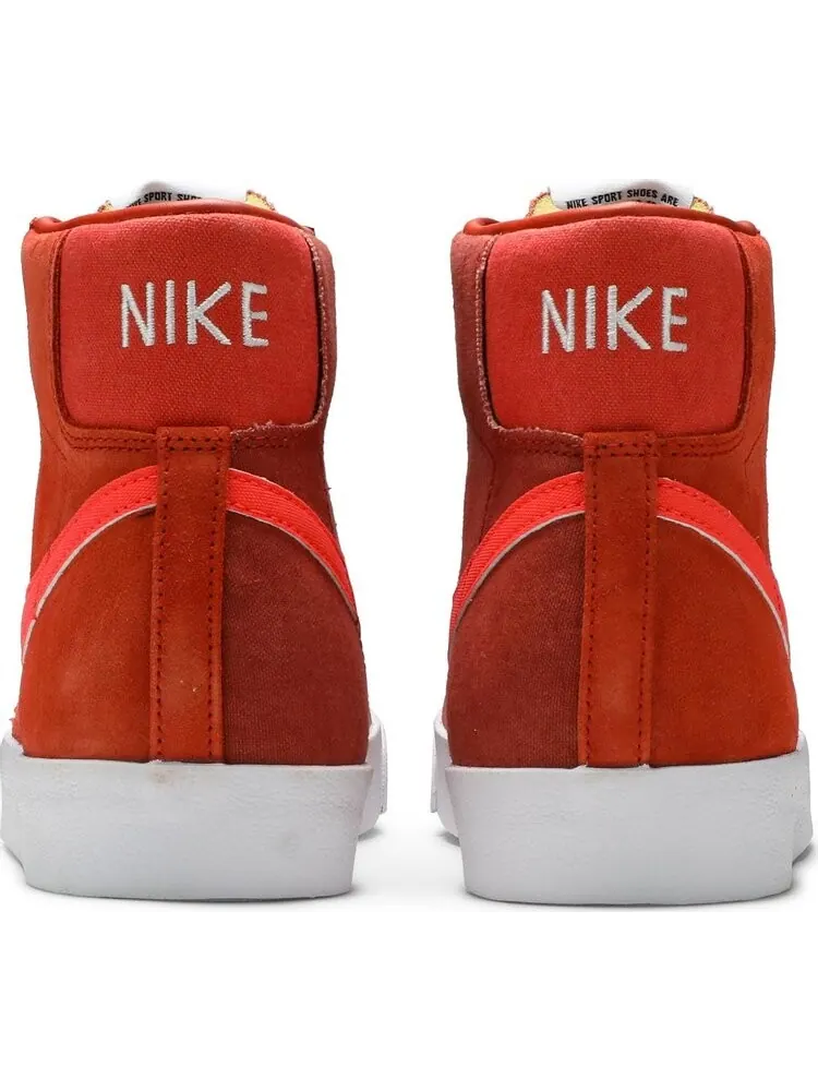 Кроссовки Nike Blazer '77 Vintage Mid 'Firewood Orange' — изображение 6 из 8, красный