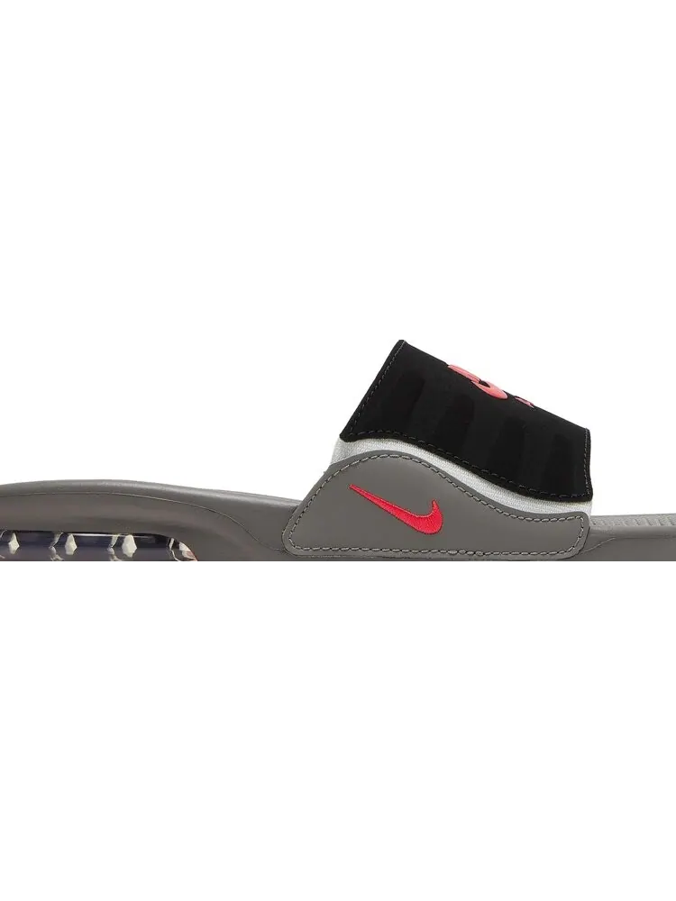 Сандалии Nike Air Max Camden Slide GS 'Flat Pewter Siren Red' — изображение 2 из 8, серый