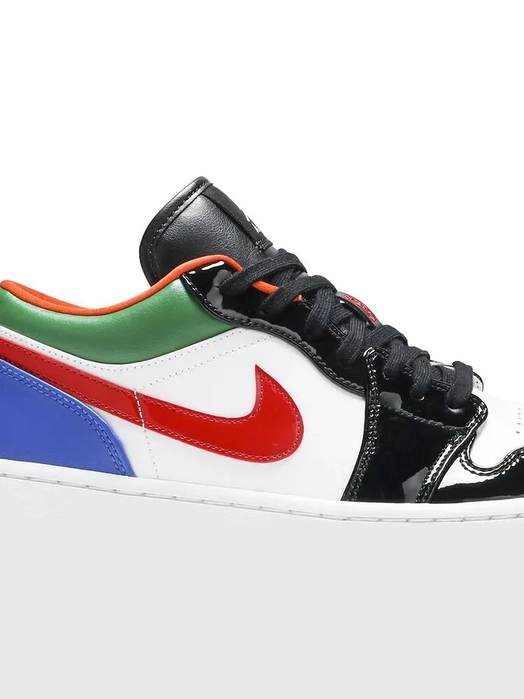 Кроссовки Wmns Air Jordan 1 Low Multi-Color — изображение 2 из 8, белый