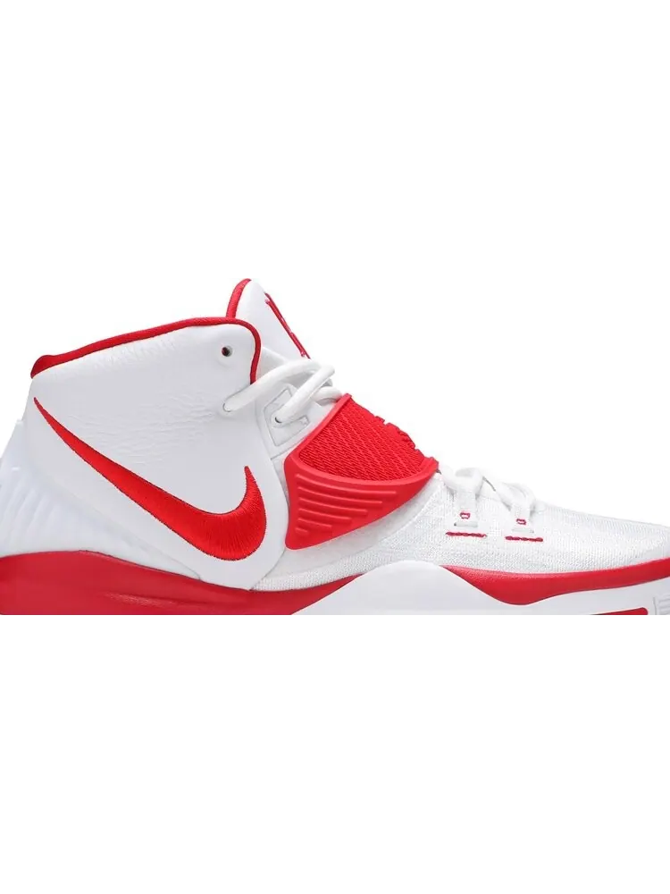 Кроссовки Nike Kyrie 6 TB EP 'White University Red' — изображение 2 из 8, красный