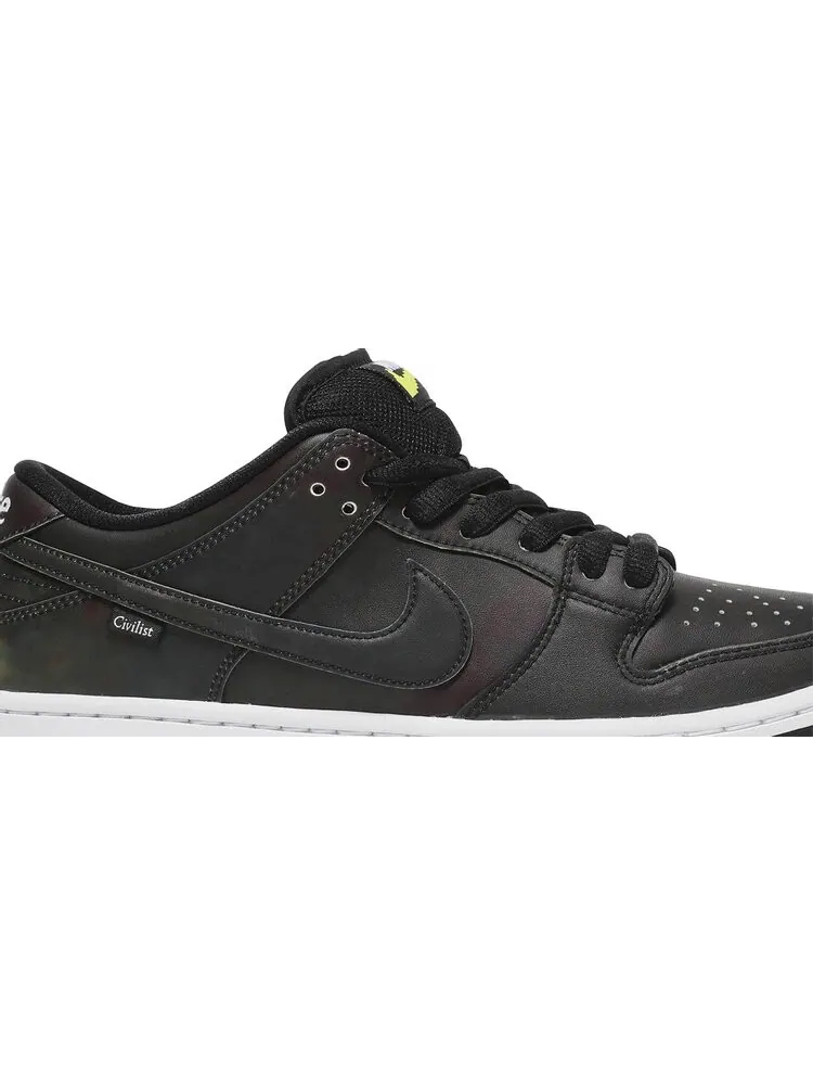 Кроссовки Nike Civilist x Dunk Low Pro SB QS 'Thermography' — изображение 2 из 9, черный
