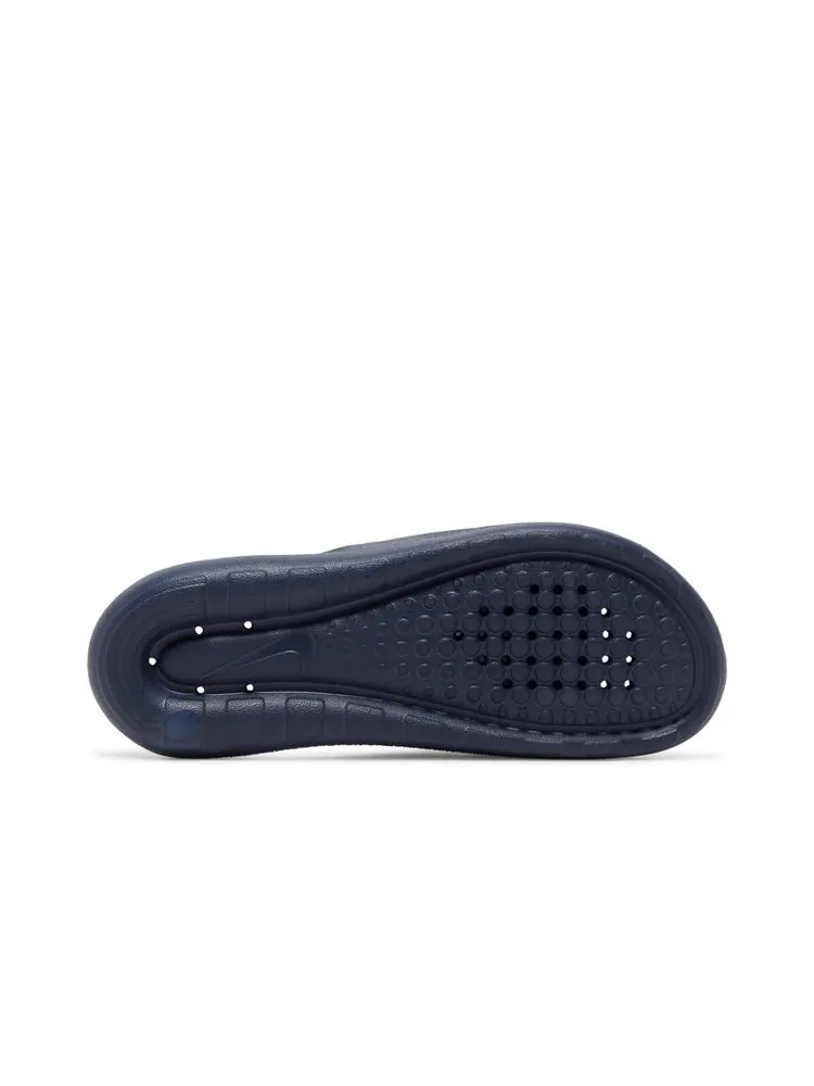 Шлепанцы Victori One Slide 'Polka Swoosh - Midnight Navy' — изображение 4 из 8, темно-синий
