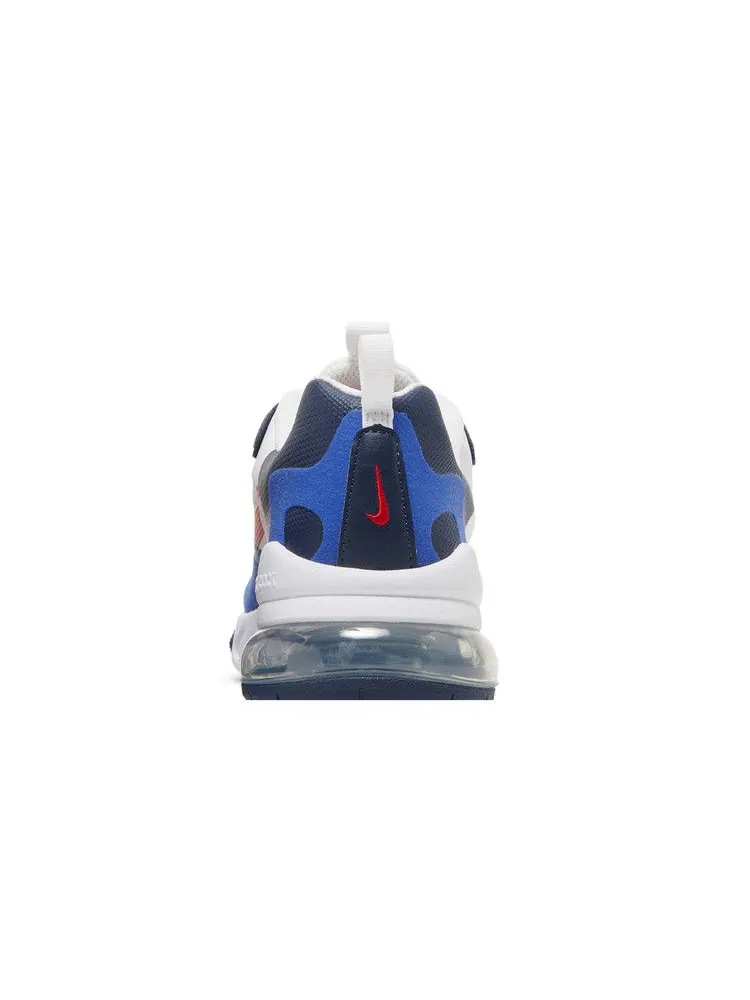 Кроссовки Nike Air Max 270 React GS 'White Midnight Navy Red' — изображение 8 из 9