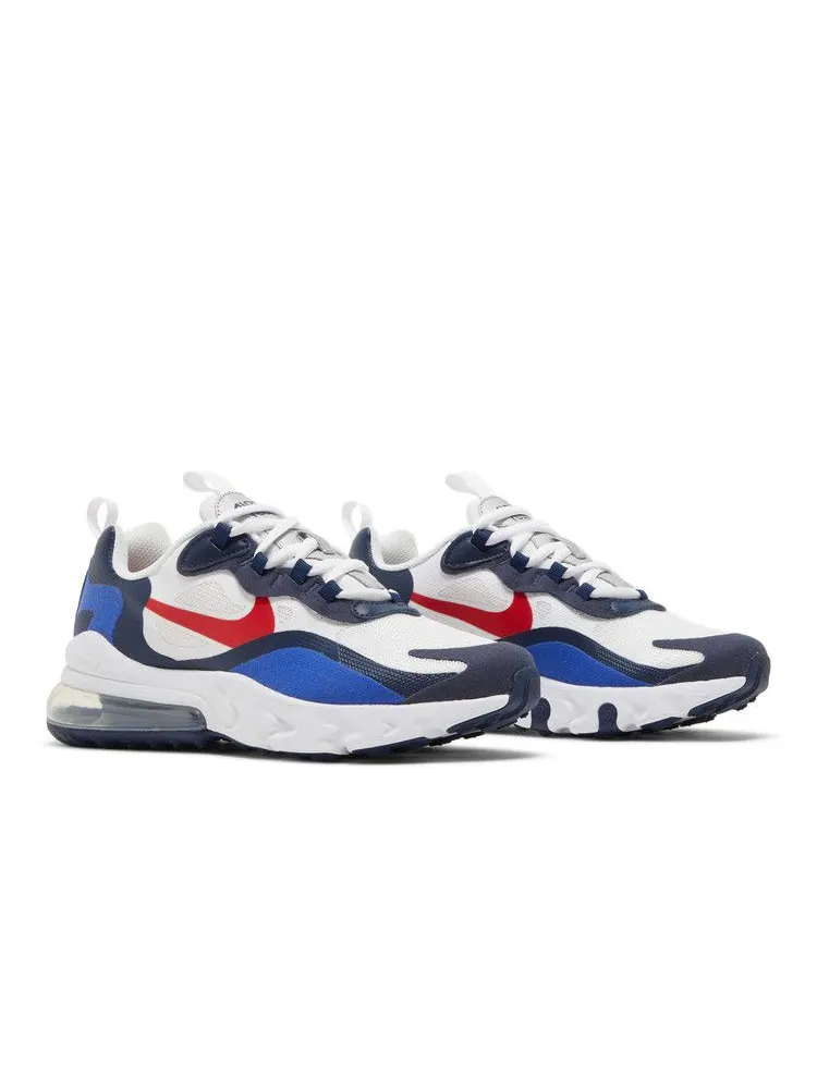 Кроссовки Nike Air Max 270 React GS 'White Midnight Navy Red' — изображение 9 из 9
