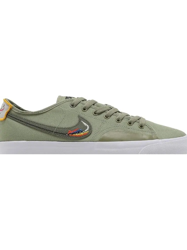Кроссовки Nike Daan Van Der Linden x Blazer Court SB 'Dusty Olive' — изображение 2 из 8, зеленый