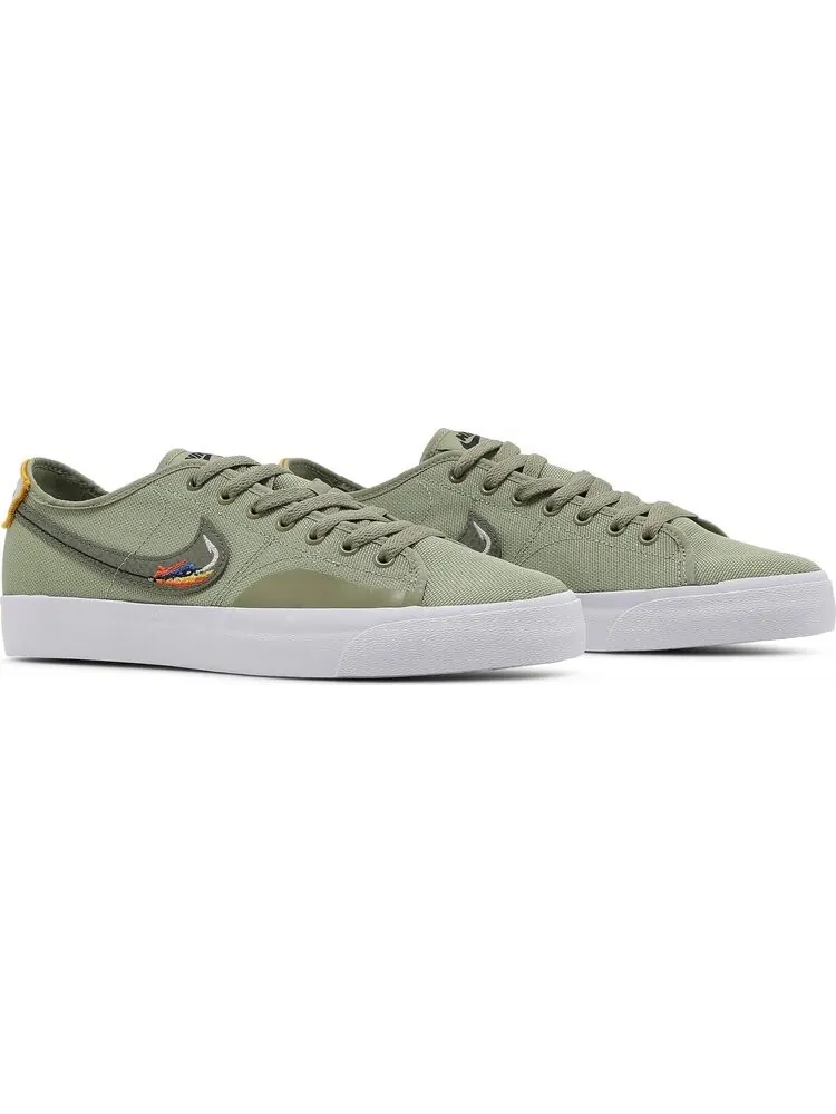 Кроссовки Nike Daan Van Der Linden x Blazer Court SB 'Dusty Olive' — изображение 8 из 8, зеленый